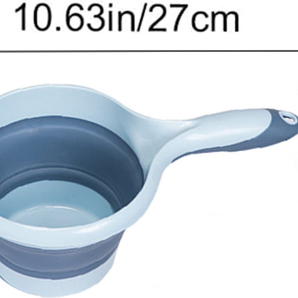 Portable Water Ladle - Foldable Water Ladle - Ladle with Handle - Easy to Store and Carry - For Kitchen/Bathroom/Camping/Hiking/Personal Care Routines/Pet Care - Garden Accessories - Plastic.