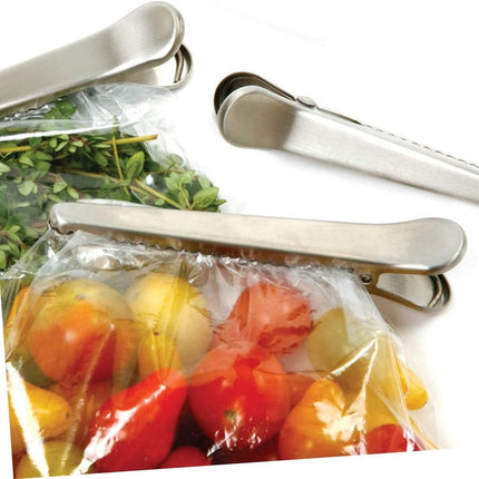 Stainless Steel Sealing Clips - Kitchen Sealing - 10 pieces - 8 cm & 11.5 cm.