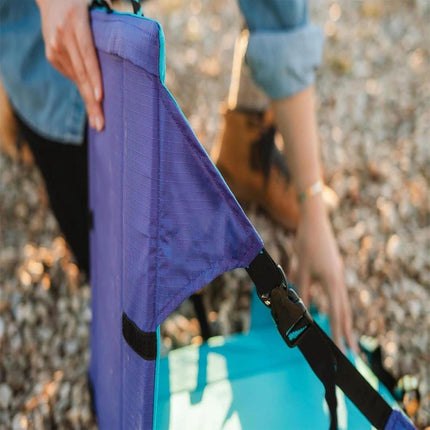 Outdoor Seat Cushions - Foldable Seat Cushion With Backrest - Outdoor Foldable Seat Cushion - Legless Chair Beach Backrest Chair - For Stadium Outdoor Camping Fishing Beach - 42x40 Cm - Blue - 1 Piece.