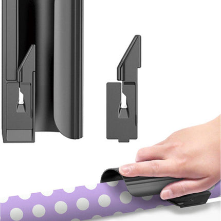 Wrapping Paper Cutter - Gift Paper Cutter - Gift Paper Roll Cutter Aid - Home Office Roll Cutter - Gift Paper Cutter - Gift Cutter - Paper Roll Cutter - Black - 1 Piece.
