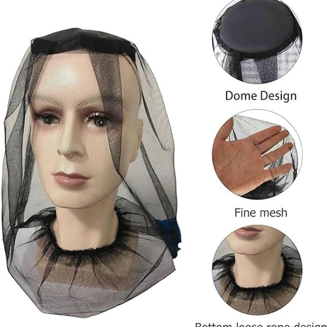 Pieces - Head Net - Anti-mosquito head net - Face protection - Bee hat - Anti-mosquito head net - Beekeeper's hat - Mosquito net - Mosquito head net.