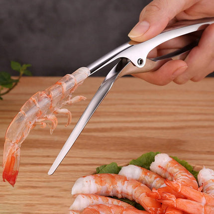 Kitchen tongs - Portable kitchen tongs - Professional grill tongs - High-quality barbecue tongs - Shrimp peeler - Shrimp peeler - Shellfish peeler - Cleaning shrimp - Gamba tongs - Scampi tongs - Shrimp stripping tool.