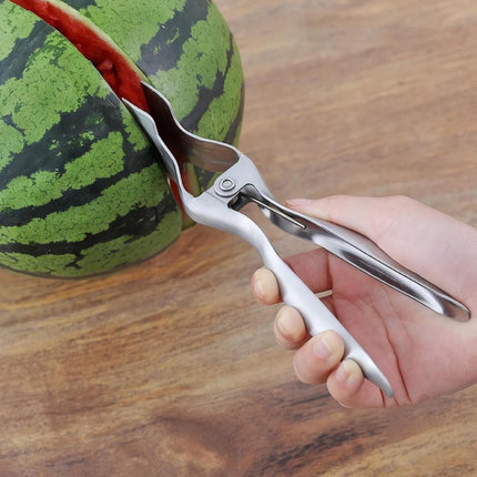 Peeler - Multifunctional - for Fruit - for quick peeling - Save time and effort - Durian Opener Tool - Watermelon Opener - Durian Peel Breaking Tool - Anti-rust stainless steel - for household use melon - silver.
