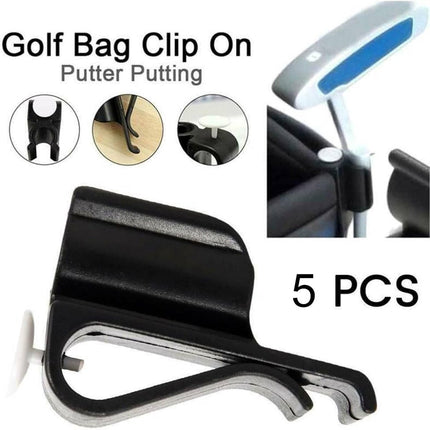 5 Pieces - Golf Putter Clip + Golf Marker - Golf Putter Clips - Putter Holder - Putting & Putter Line - Ball Marker - Green Marker - Marking Ball - Marker - Golf Accessories - Golf Training Materials - Golf.