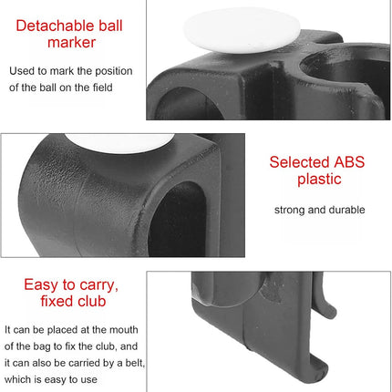 5 Pieces - Golf Putter Clip + Golf Marker - Golf Putter Clips - Putter Holder - Putting & Putter Line - Ball Marker - Green Marker - Marking Ball - Marker - Golf Accessories - Golf Training Materials - Golf.