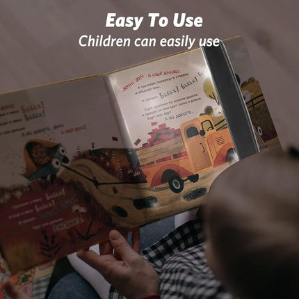 reading light for book - reading light - bookmark Book lamp - reading light for in bed - flat reading light - flexilight reading light - Battery operated (Requires 3 AA batteries, not included) - Suitable for reading in the evening - White.