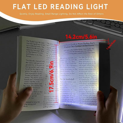 reading light for book - reading light - bookmark Book lamp - reading light for in bed - flat reading light - flexilight reading light - Battery operated (Requires 3 AA batteries, not included) - Suitable for reading in the evening - White.