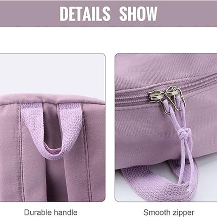 Waterproof backpack for girls - Girl's Backpack With Pin and Accessories - boys' backpack - women's backpack - Lightweight School Bag - School Student School Bag - Large Capacity Backpacks - Teenagers - High School Backpacks - Purple.