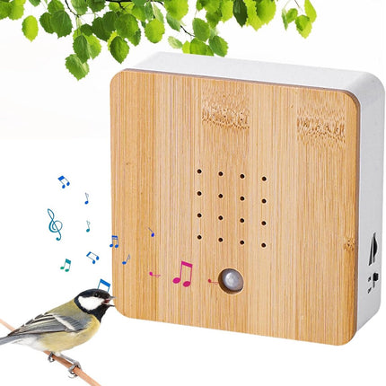 Birdhouse With Sound - Bird Sound House - Bird Sound Box - Zwitscher Box for Toilet or Bathroom - Natural Sound Box - Motion Detector - Bird Tweet - Natural Sound Box - Music Box.