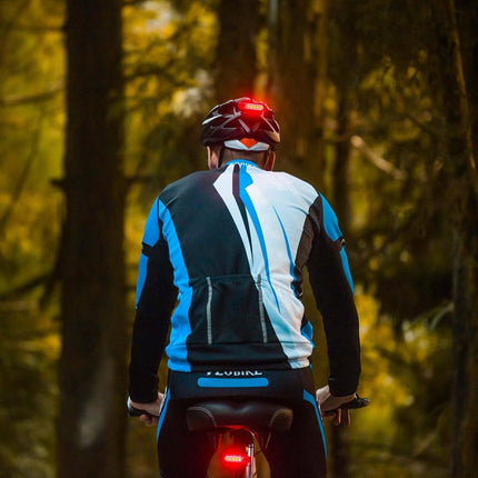 2-Piece Bicycle Light - Bicycle Rear Light - Bicycle Rear Lights - Front Light & Rear Light - USB Rechargeable Bicycle Lighting - LED Bicycle Light - Bicycle Lights - Drop-Resistant & Waterproof - Bicycle Light Suitable For Any Bike - for Night Riding - R.