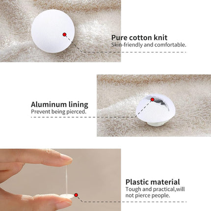 Duvet Clips - 16 Pieces - Duvet Threader - Sturdy Duvet Clips - Duvet Cover Tie - Clips - Duvet Pegs - Thick Duvet Clip for Sheet - Quilt Clips - Duvet Clamps - Bedding Fastening Accessories - White.