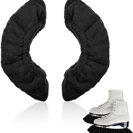 Skate guards - Sports skate guards - Skate covers - skate blade protectors - for men and women - sports blade protectors - protective covers - skating accessories - for field hockey skates, figure skates and ice skates - black - S - 30cm.