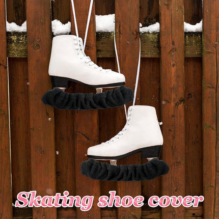 Skate guards - Sports skate guards - Skate covers - skate blade protectors - for men and women - sports blade protectors - protective covers - skating accessories - for field hockey skates, figure skates and ice skates - black - S - 30cm.