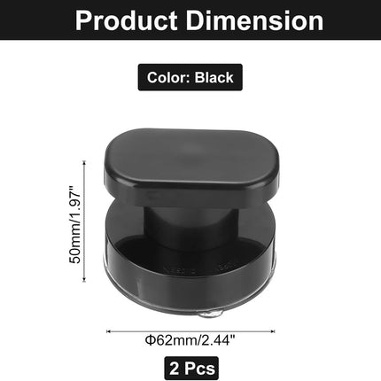pieces - Door handle - Suction cup door grip - Suction cup handle - suction cup glass mirror door handle - suction cup handles for sliding doors - shower door handle - self-adhesive push-pull armrest - cabinet handles - for window, cabinet, toilet - 62x50.