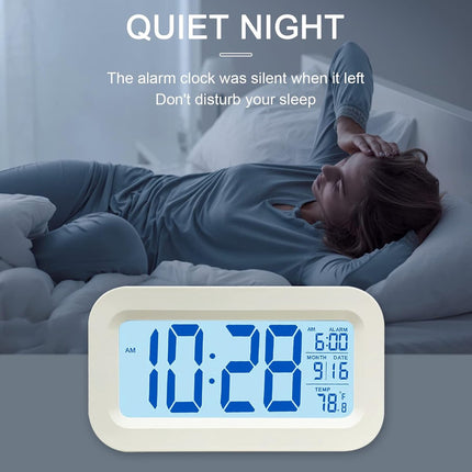 Alarm clock - digital alarm clock - Digital Clock (rechargeable) - digital alarm clocks - LED alarm clock with temperature - Children's alarm clock - Alarm clock - snooze function - calendar - child's alarm clock - Travel alarm clock - Alarm Clock - for b.