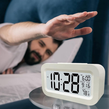 Alarm clock - digital alarm clock - Digital Clock (rechargeable) - digital alarm clocks - LED alarm clock with temperature - Children's alarm clock - Alarm clock - snooze function - calendar - child's alarm clock - Travel alarm clock - Alarm Clock - for b.