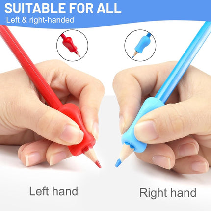 12 pieces Pencil grip - Pencil grip - Soft Grip - Pen grip aid - Pencil grips - Pencil grip - Writing aid - Pen grip aids - Writing aids for children - ergonomic silicone aids - aids to correct posture.