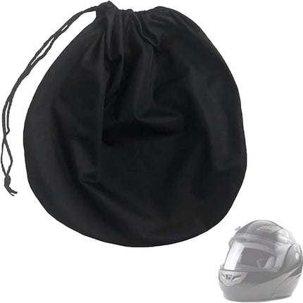 Helmet Bag - Helmet Cover - Protective Cover - Universal Portable Bag - Storage Bags - Storage Pouch - Motorcycle Helmet Bag - Bicycle Helmet Bag - Ski Helmet Bag - 47*43 cm - for motorcycle, bicycle, equestrian, hockey, and ski helmets - Black.