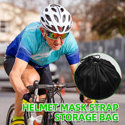 Helmet Bag - Helmet Cover - Protective Cover - Universal Portable Bag - Storage Bags - Storage Pouch - Motorcycle Helmet Bag - Bicycle Helmet Bag - Ski Helmet Bag - 47*43 cm - for motorcycle, bicycle, equestrian, hockey, and ski helmets - Black.