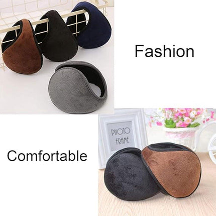 Soft Ear Warmers - 4 Pieces - Men's Ear Warmers - Self-Clapping Ear Warmers - Earmuffs - Ear Muffs - Headband - Hairband - Behind the Head - Unisex - Windproof - Comfortable - for winter sports, outdoor activities, and snowboarding.