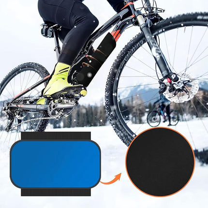E-Bike Battery Protective Cover - 2 Pieces - Waterproof E-bike Battery Cover - Integrated Battery Cover - Bicycle Battery Protective Cover - E-bike Cover Accessories - For a Greater Range - Built-in Battery Protection - Extends Lifespan and Durability - B.