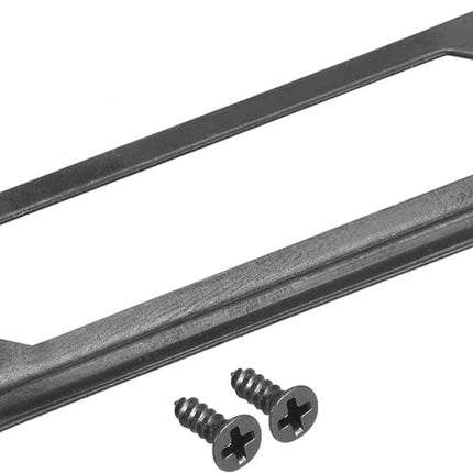 30 pieces - metal label holders - name card frame - drawer label holders - furniture label holders - library labels - nameplate frame - for shelves, pharmacy cabinet, filing cabinet, drawer, office decoration, archive - with screws - 60*17 mm - black.