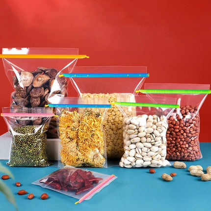 25 pieces - Food clip - Sealing clip - closure clips for bags - resealable food bag clips - reusable food bag - multifunctional clip bag clamps - for kitchen and household seal bags - 9cm, 12.5cm, 18.5cm, 22.5cm, 28.5cm.