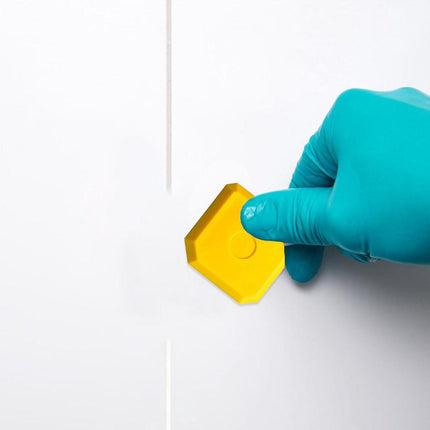 5 pieces - Seam tools - Silicone seam tools - Silicone sealant tool - Silicone tool set - Caulking spatula set - silicone joint spatula - joint removers - caulking tool - for smoothing silicone and acrylic joints - yellow.