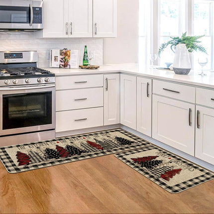 Kitchen runner 120x40 cm and 60x40 cm - Christmas rug - Kitchen mats runner - Kitchen rug carpet - kitchen mat - Christmas - Christmas elements.