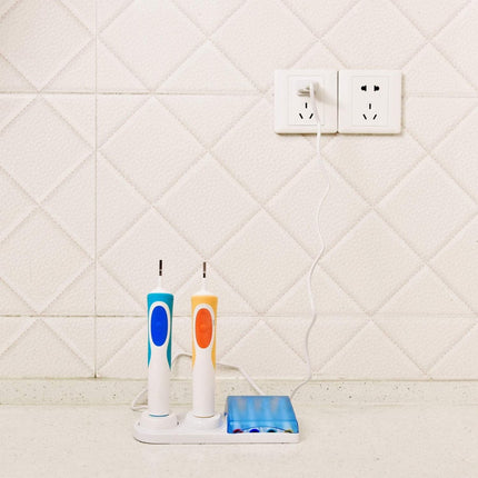 toothbrush holder - Toothbrush holder suitable for Oral-B - electric toothbrush holder suitable for Oral-B - holder for electric toothbrushes suitable for Oral-B - Suitable for 4 brush heads and 2 charging stations.