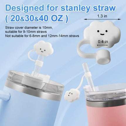 Bottle Caps - 3 Pieces - Straw Lid - Straw Sleeve - Suitable for Stanley Cup Accessories.