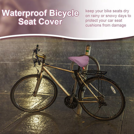 Bicycle Saddle Cover - Bicycle Saddle Cover - Waterproof Saddle Cover - Cover for Bicycle Saddle - Rain Cover - Saddle Cover - waterproof bicycle saddle cover - with drawstring - outdoor saddle cover - bicycle accessories - universal - rain and dust prote.