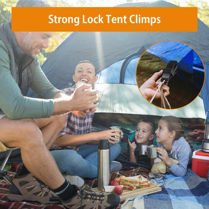 20 pieces - Tent clamps - Tarpaulin clips - Tent clip - tent clip awning clip - camping awning clip - crocodile clips - tarpaulin clip tarpaulin clip - for swimming pools, canopies, caravan awnings, car covers, outdoor tents, canopies and covers - 7.8*2.3.