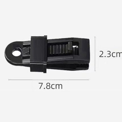 20 pieces - Tent clamps - Tarpaulin clips - Tent clip - tent clip awning clip - camping awning clip - crocodile clips - tarpaulin clip tarpaulin clip - for swimming pools, canopies, caravan awnings, car covers, outdoor tents, canopies and covers - 7.8*2.3.