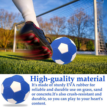 Curve Ball - football - 20 cm - curveball - curve ball soccer - curvebal - kickerball - perfect gift for children - size 4 - Blue.