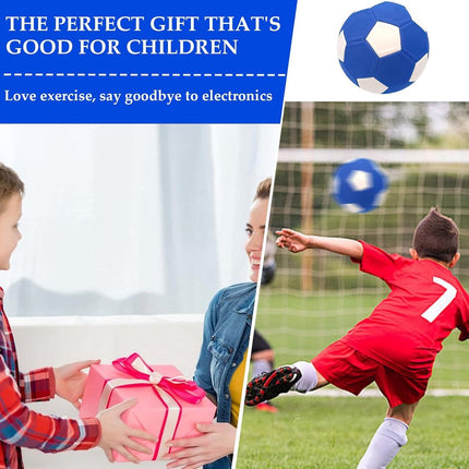 Curve Ball - football - 20 cm - curveball - curve ball soccer - curvebal - kickerball - perfect gift for children - size 4 - Blue.