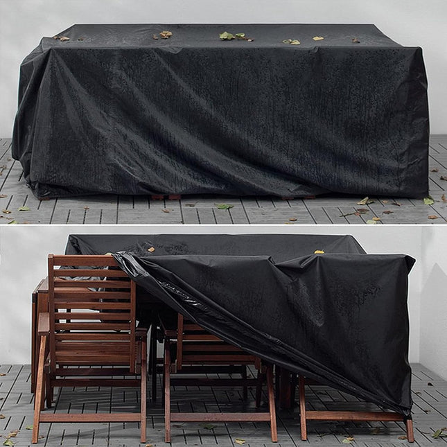 Garden Furniture Cover - 240*140*90 cm - Garden Furniture Protective Cover - Protective Cover for Table (Rectangular) - Lounge Set Cover - Garden Table Cover - Waterproof - Windproof - Dustproof Oxford Fabric - Furniture Covers - with drawstring - for Tab.
