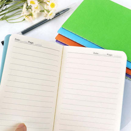 notebooks - 22 pieces - Notebook - Lined A6 size notebooks - Lined school notebook - Lined paper - A6 size - 60 pages - Lined.
