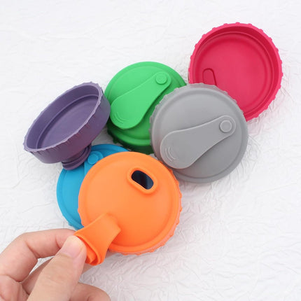 Can Cover - 6 Pieces - Silicone Soda Cans - Can Closer - Silicone Can Lids - Drink Protector - Dust and Spill Anti - Insect Anti - Easy to Clean - Reusable - Fits All Cans - Freshness Cap - 6 Colors.