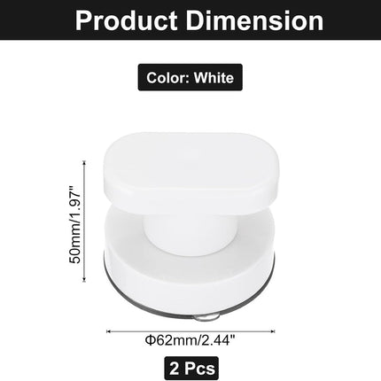 pieces - Door handle - Suction cup door grip - Suction cup handle - suction cup glass mirror door handle - suction cup handles for sliding doors - shower door handle - self-adhesive push-pull armrest - cabinet handles - for window, cabinet, toilet - 62x50.