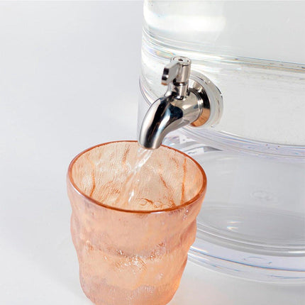pieces - 16 mm beverage dispenser - Stainless steel beverage dispenser - Tap for keg - beer keg tap - wine tap - replacement tap - for home-brewed keg fermenter, wine, beer, juice dispenser - beverage tap - silver - 63*33*85 mm.