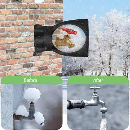 2 Pieces Frost Protection Cover - Frost protection cover for tap - Tap Freeze Cover - Frost-free Outdoor Tap Protection Cover - Outdoor Tap Covers - Frost Protection - Outdoor Tap Cover - Frost Protection for Facade Taps - Frost Cover - Anti-frost - Water.