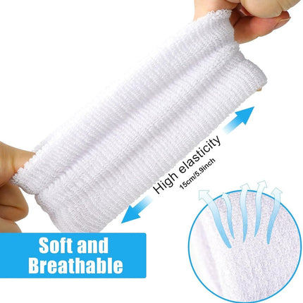 Sports wristband - 2 pieces Sweatbands - Sweatbands - Wrist - Wristbands - Wristbands - wrist headband - sports wristband - sports soft cotton wrist headband - absorbent terry cloth cuff - for gym tennis running basketball - White.