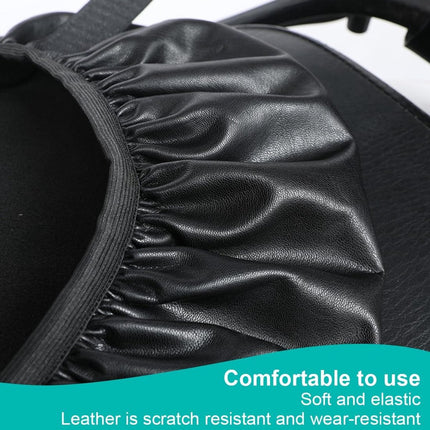Motorcycle Seat Cover - Electric Bike Seat Cover - Scooter Seat Cover - Rain Seat Cover Scooter - Waterproof PU Scooter Seat Cover - Universal Seat Cover - Wear-Resistant Waterproof Cover - Seat Cover - For Most - 80*60 cm - Black.