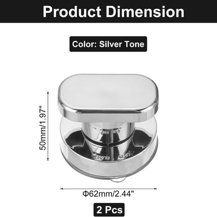 pieces - Door handle - Suction cup door grip - Suction cup handle - suction cup glass mirror door handle - suction cup handles for sliding doors - shower door handle - self-adhesive push-pull armrest - cabinet handles - for window, cabinet, toilet - 62x50.
