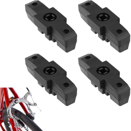 4 pieces - Brake pads - Bicycle brake pads - Replacement brake pads - Suitable for Magura HS11 HS22 HS24 HS33 HS66 - Brake pads for mountain bikes - Rubber bicycle brake pads - rubber road bike brake cover - bicycle accessories - black.