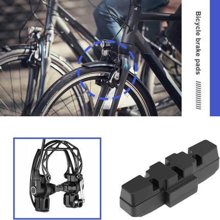 4 pieces - Brake pads - Bicycle brake pads - Replacement brake pads - Suitable for Magura HS11 HS22 HS24 HS33 HS66 - Brake pads for mountain bikes - Rubber bicycle brake pads - rubber road bike brake cover - bicycle accessories - black.