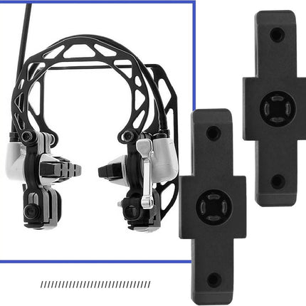 4 pieces - Brake pads - Bicycle brake pads - Replacement brake pads - Suitable for Magura HS11 HS22 HS24 HS33 HS66 - Brake pads for mountain bikes - Rubber bicycle brake pads - rubber road bike brake cover - bicycle accessories - black.
