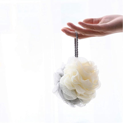 4 pieces - Bath sponge - Bath sponges - Shower sponge - Shower puff - Massage sponge - Scrubbing sponge - Bathroom accessories - Shower - Bath sponges - Soft sponge - Reusable - 19*12 cm.