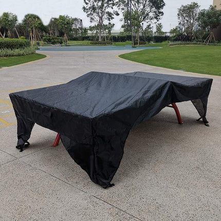 Table tennis table cover - Protective cover for table tennis table - Outdoor table tennis cover - Waterproof - Dustproof - Robust - Table tennis cover - Protective cover for folding table - Indoor and outdoor table tennis table cover - Ping pong table - B.